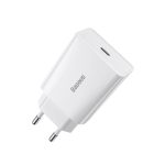 Baseus Wall Charger Speed Mini 1C 1*Type-C 20W, White