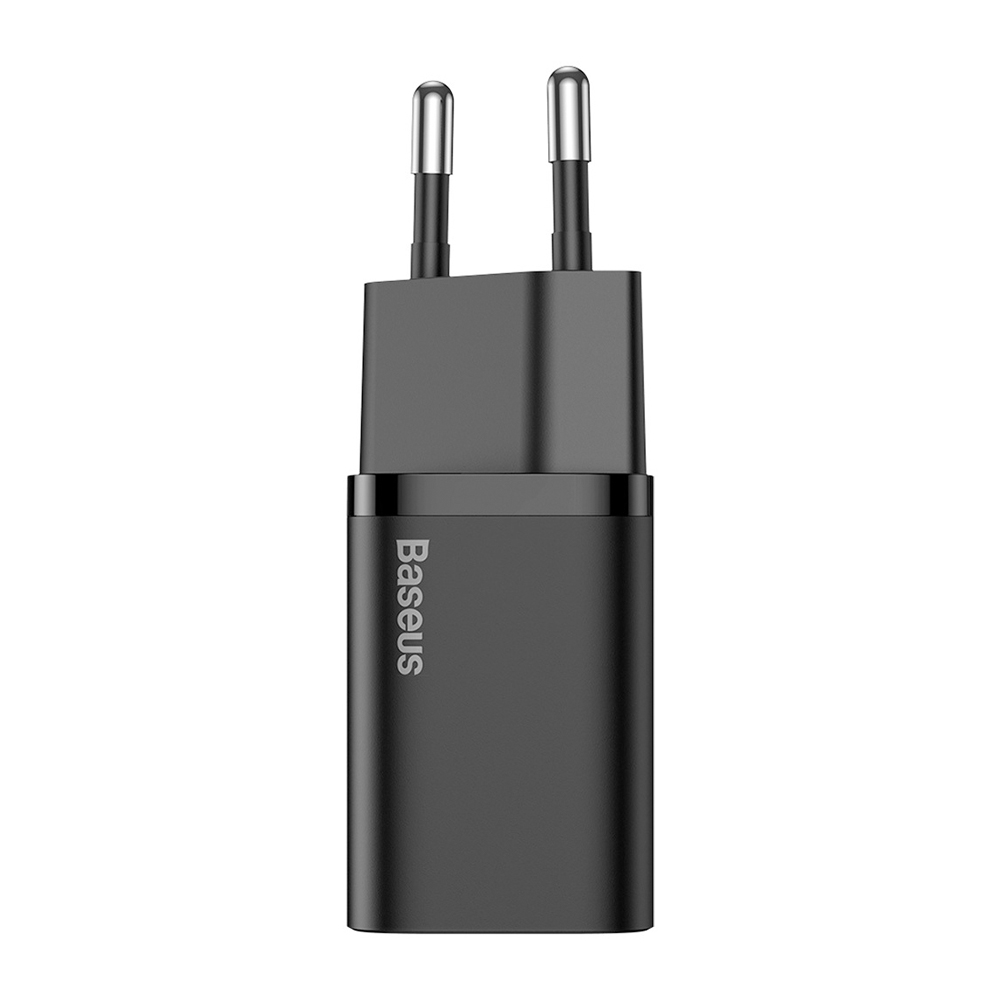 Baseus Super Si Quick Charger 1xType-C 30W EU, Black - Image 2