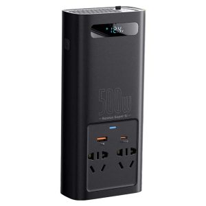 Baseus Car Power Inverter 500W (220V EU ), Black