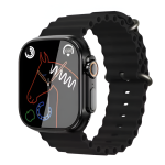 Charome Smart Watch HD Call T8s Ultra Max, With 2 Straps, Black