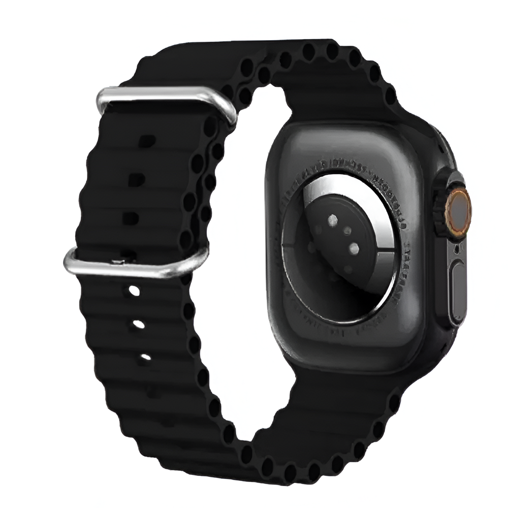 Charome Smart Watch HD Call T8s Ultra Max, With 2 Straps, Black - Image 2
