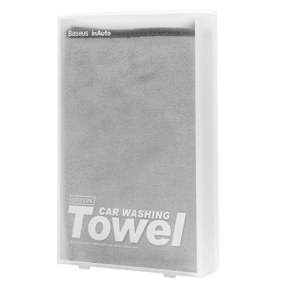 Baseus Easy Life Car Washing Towel(40*40cm Two pack), Grey - Image 3