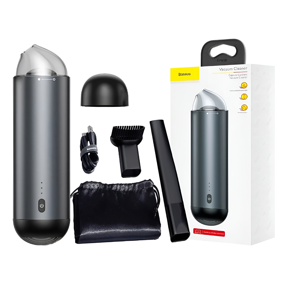 Baseus Capsule Cordless Vacuum Cleaner, Black - Image 3