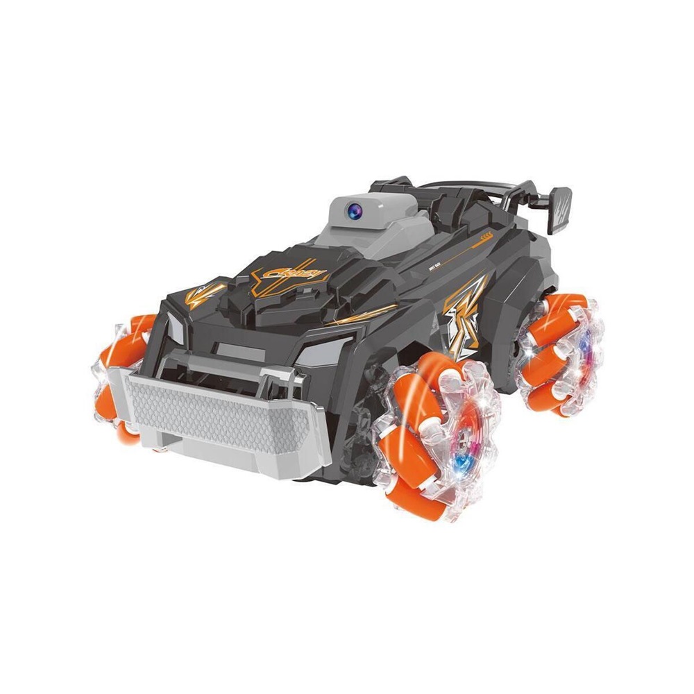 P-Ron RC Car Camera real-time (1080p) with Phone BT Control, Orange