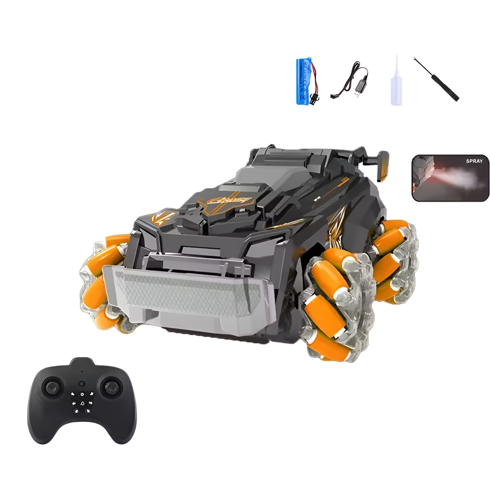 P-Ron RC Car Camera real-time (1080p) with Phone BT Control, Orange - Image 2