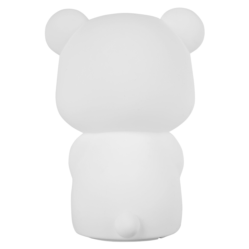 Cute Series Bear Silicone Night Light, White - Image 4