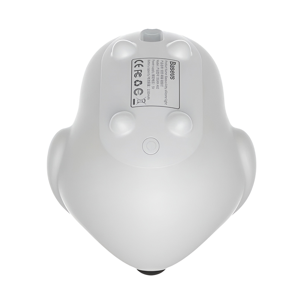 Baseus Cute Series Doggie Silicone Night Light, White - Image 3
