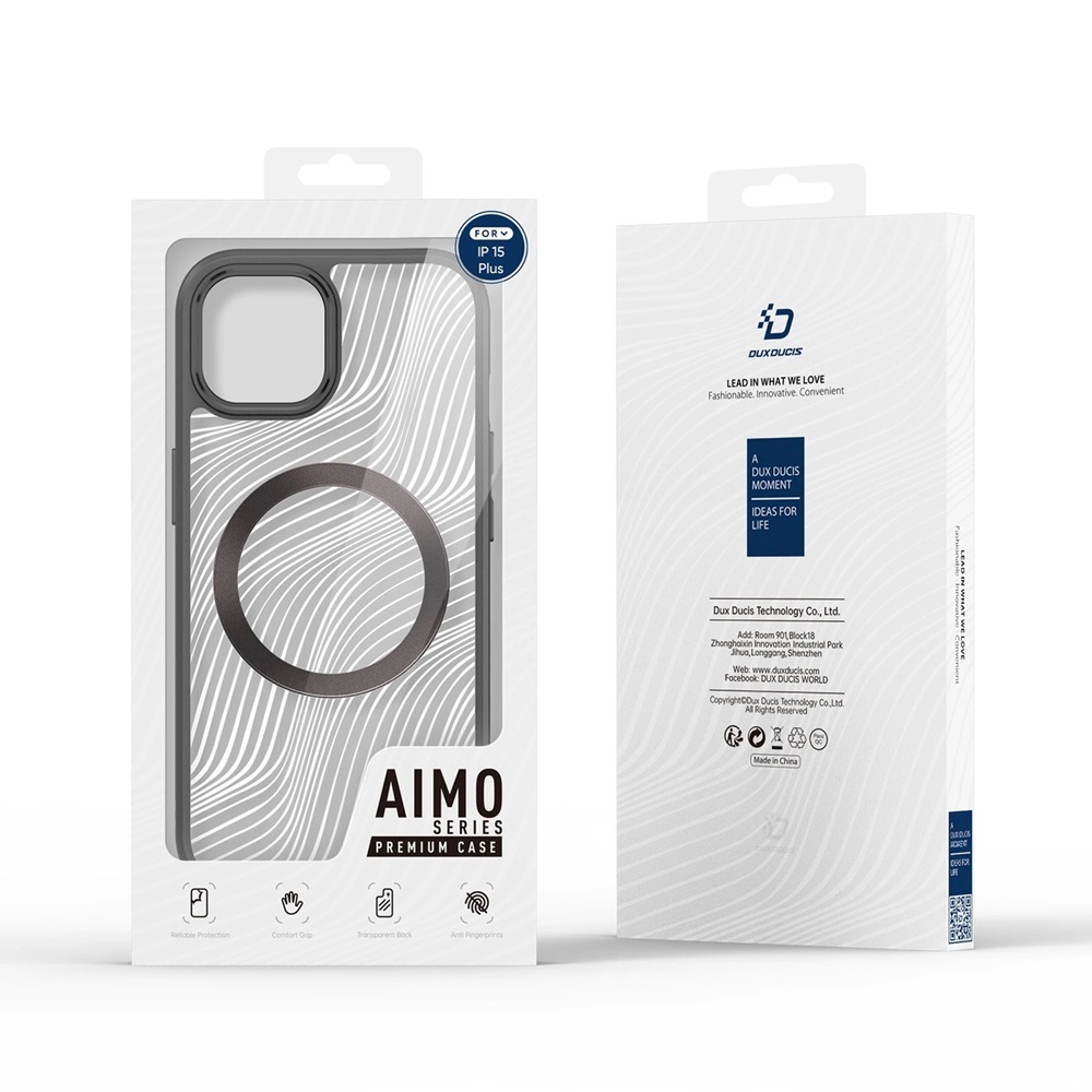 DUX DUCIS Case iPhone 15 Plus AIMO with MagSafe, Black - Image 2