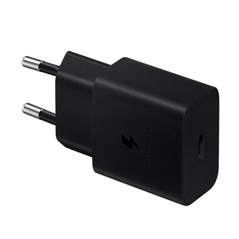 Samsung Wall Charger 1xType-C 15W (w/o cable), Black