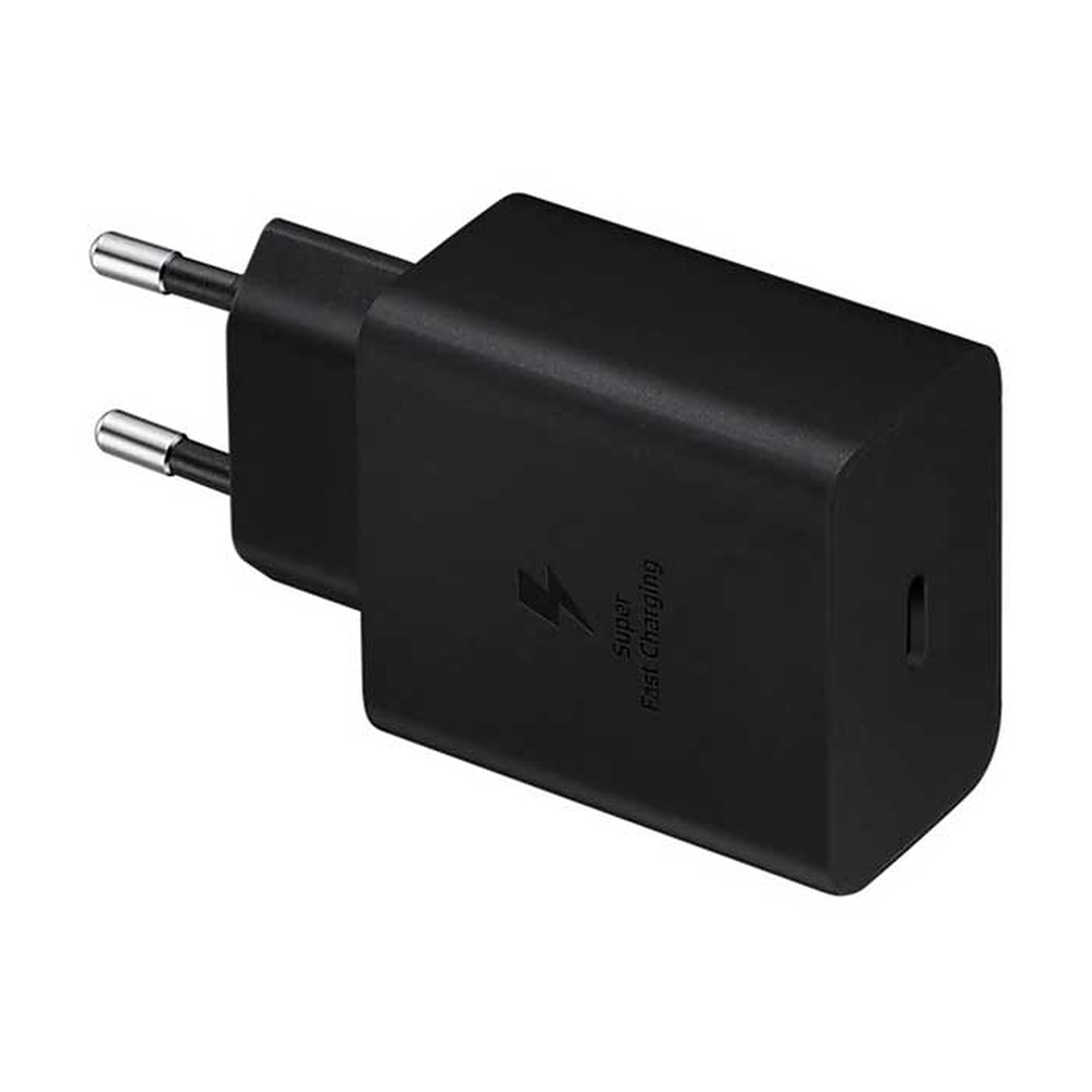Samsung Wall Charger 1xType*C Super Fast Charging 45W with Cable Type-C to Type-C 1.8m, Black
