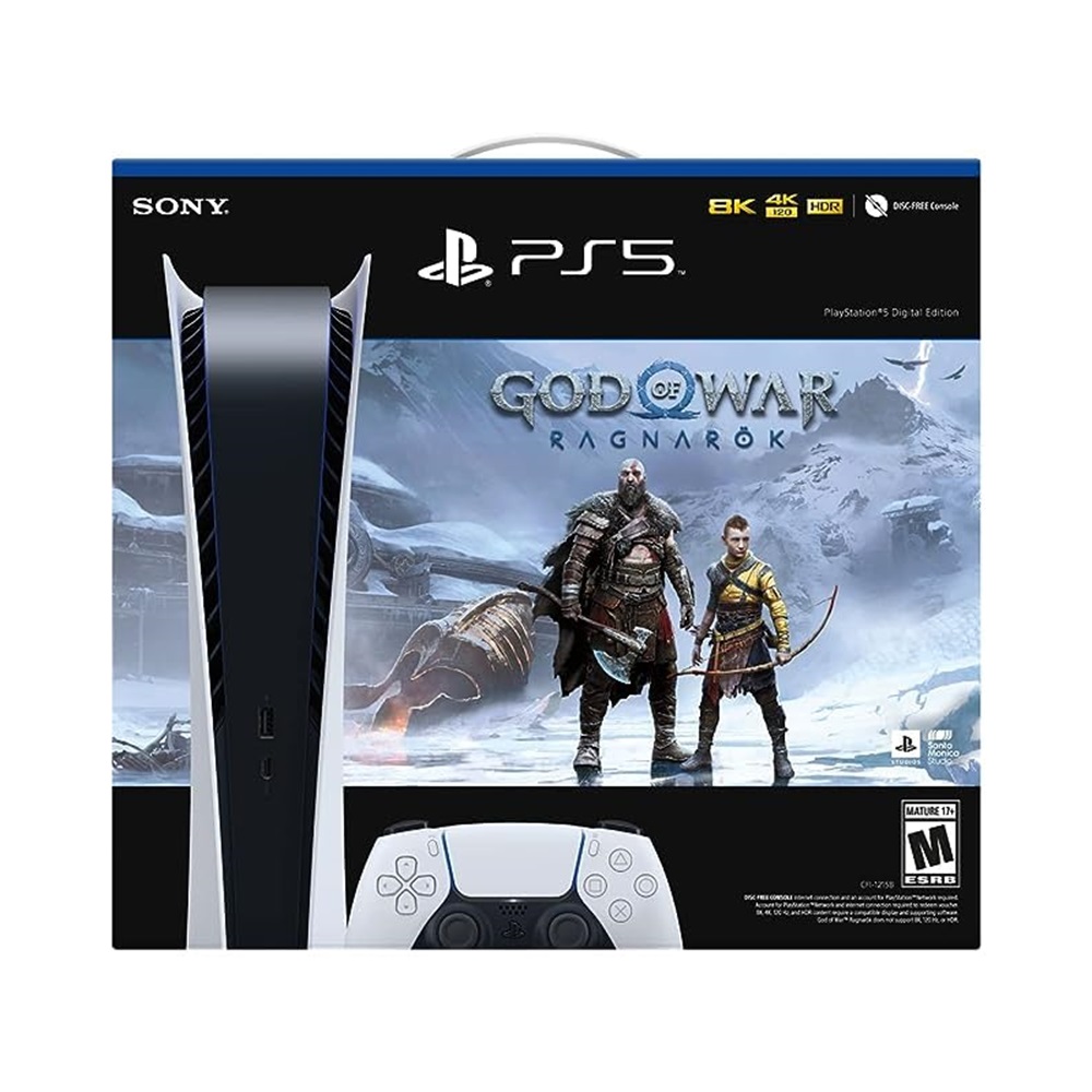 Sony Console Playstation 5 Digital Edition + God of War Ragnarok