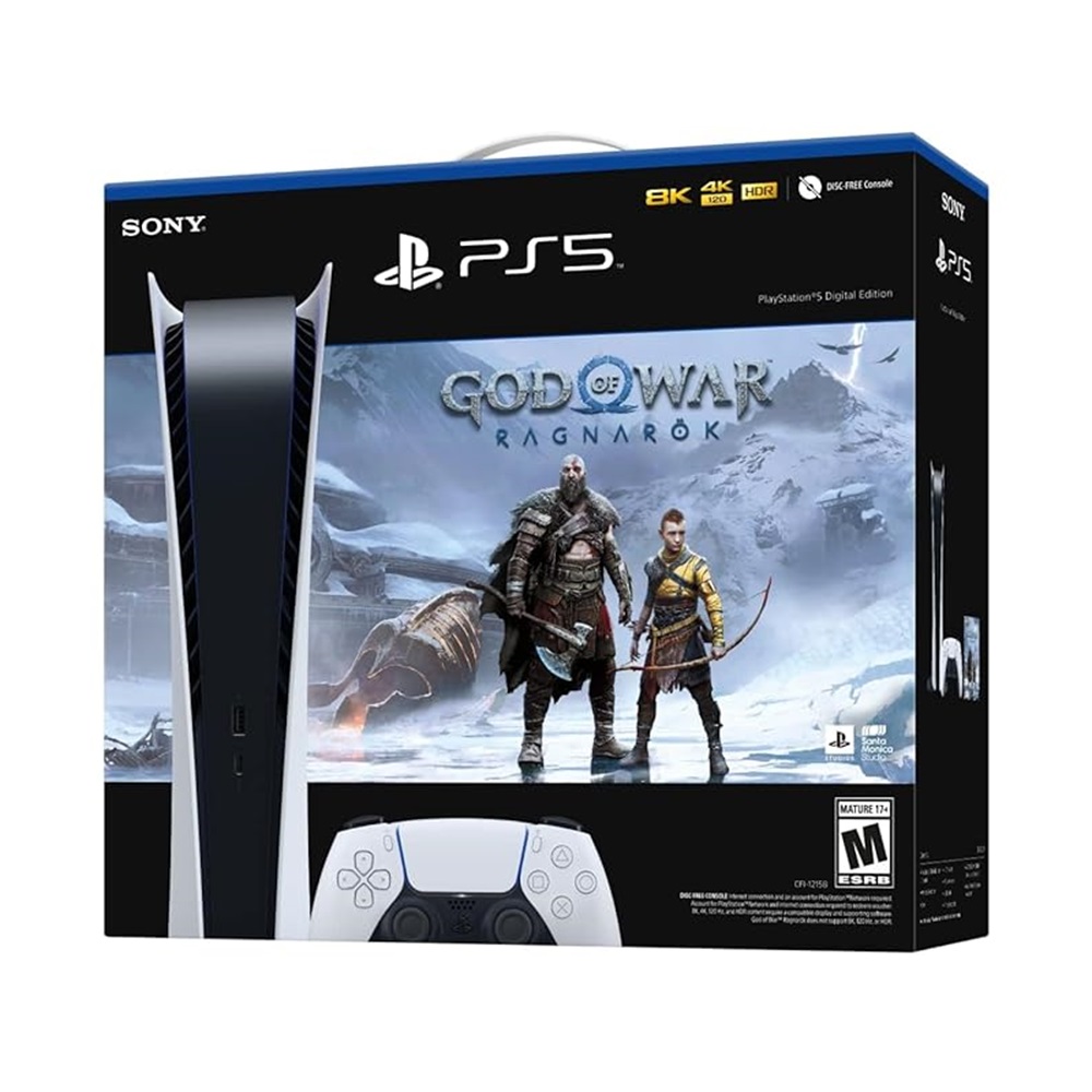 Sony Console Playstation 5 Digital Edition + God of War Ragnarok - Image 3