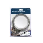 Gembird LK-CL-01 Cable lock for notebooks (4-digit combination), 4 mm steel cable