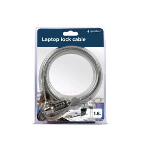 Gembird LK-CL-01 Cable lock for notebooks (4-digit combination), 4 mm steel cable