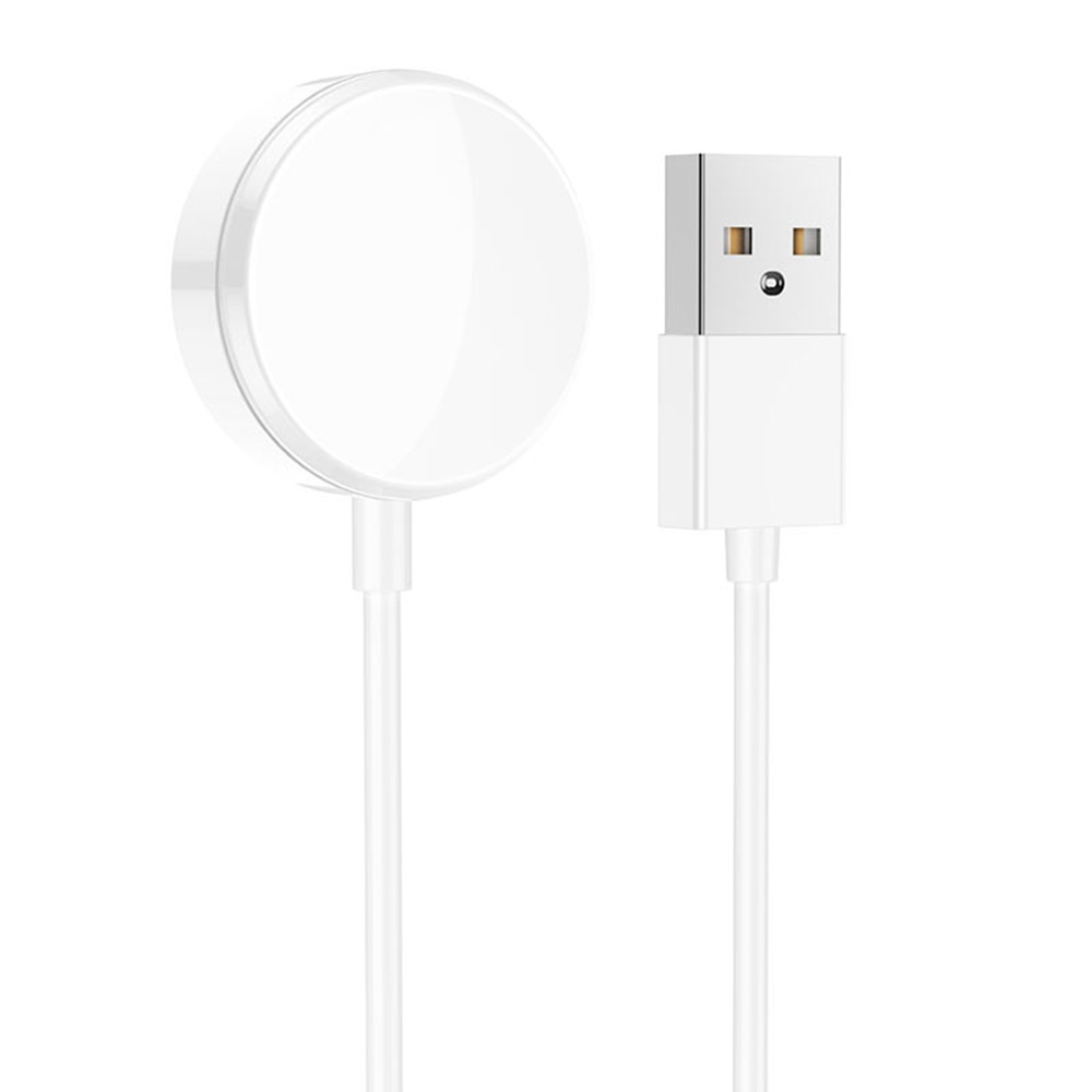 Hoco Y1 Pro Smart Watch Charging Cable, White - Image 3