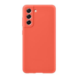 Helmet Case Liquid Silicone Samsung S21FE, Red