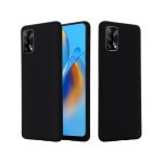 Helmet Case Liquid Silicone Oppo A74, Black