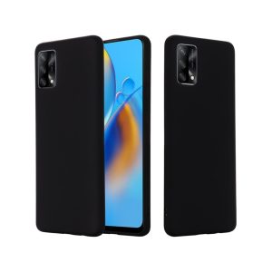 Helmet Case Liquid Silicone Oppo A74, Black
