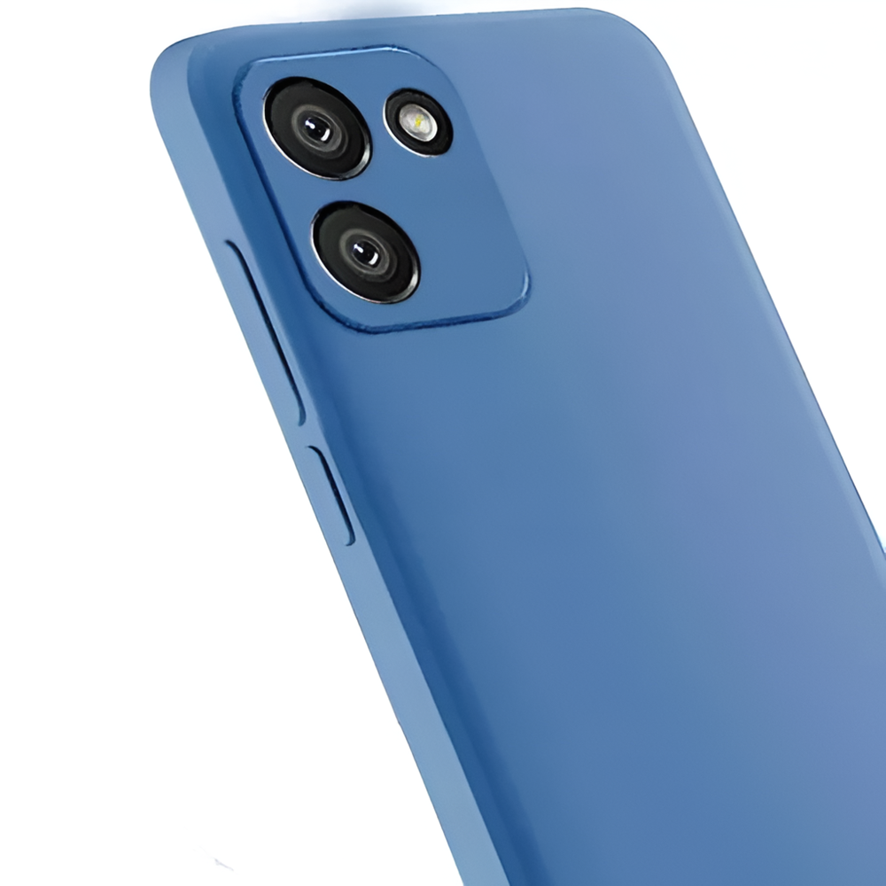 Helmet Case Liquid Silicone Samsung A03, Blue - Image 2