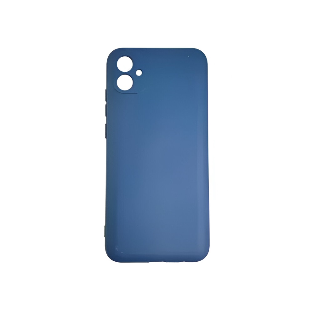 Helmet Case Liquid Silicone Samsung A04, Blue