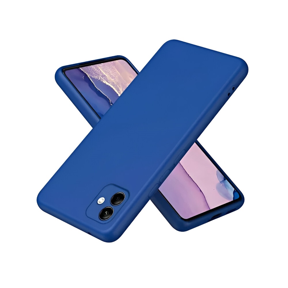 Helmet Case Liquid Silicone Samsung A04, Blue - Image 2