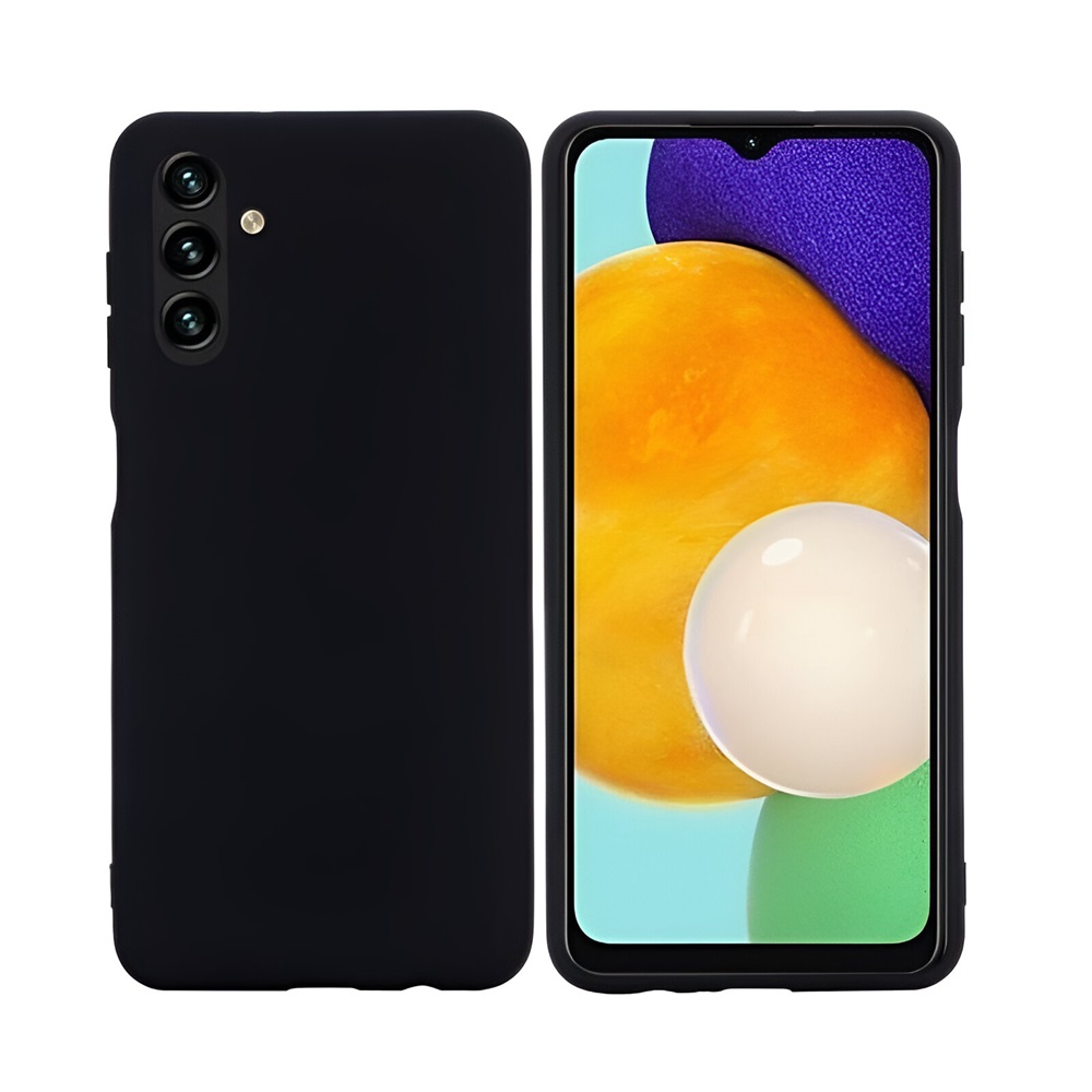 Helmet Case Liquid Silicone Samsung A04S, Black - Image 2