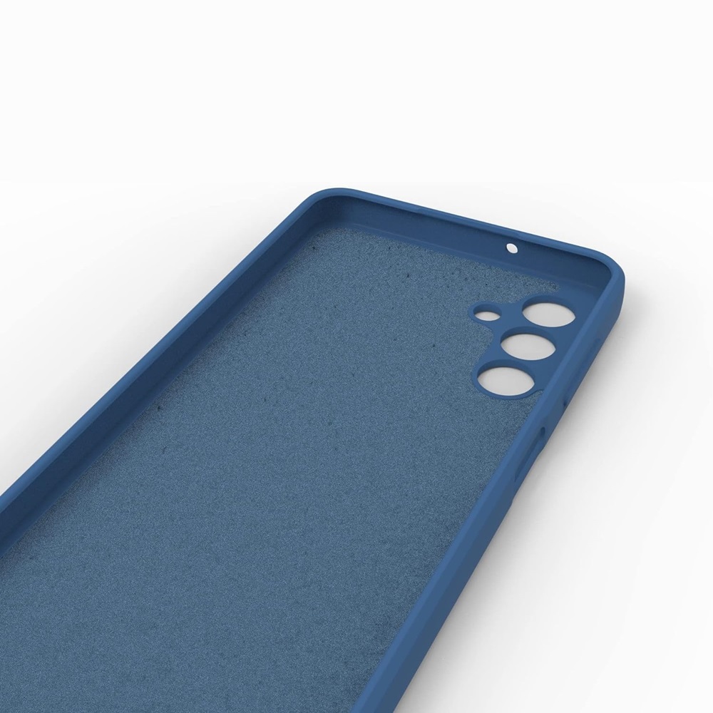 Helmet Case Liquid Silicone Samsung A04S, Blue - Image 3