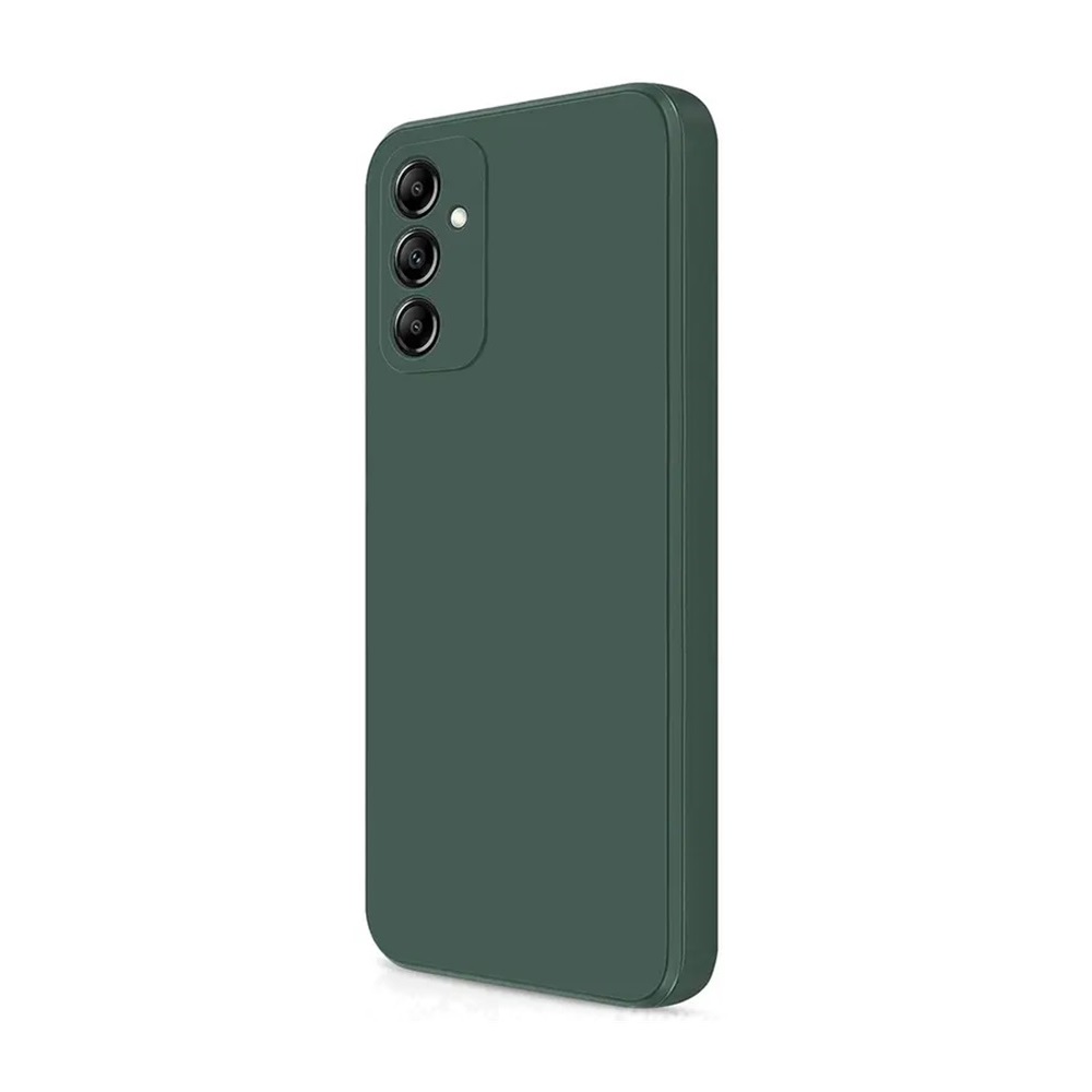 Helmet Case Liquid Silicone Samsung A05S, Green - Image 2