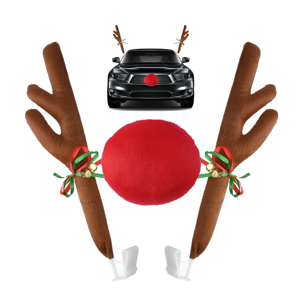 Christmas Deer Antlers for Car