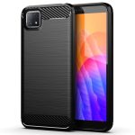 Helmet Case Carbon Oppo Reno 4 Lite Fiber, Black