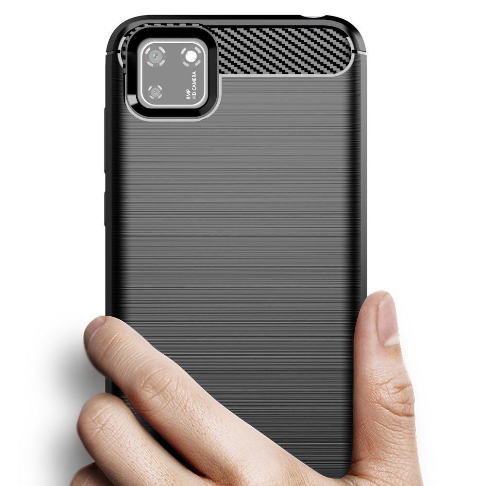 Helmet Case Carbon Oppo Reno 4 Lite Fiber, Black - Image 2