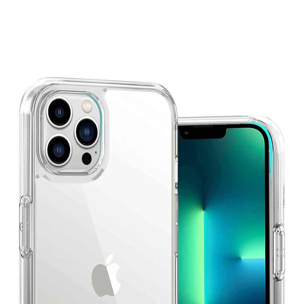 Helmet Case TPU Soft iPhone 13 Pro Max, Clear - Image 2