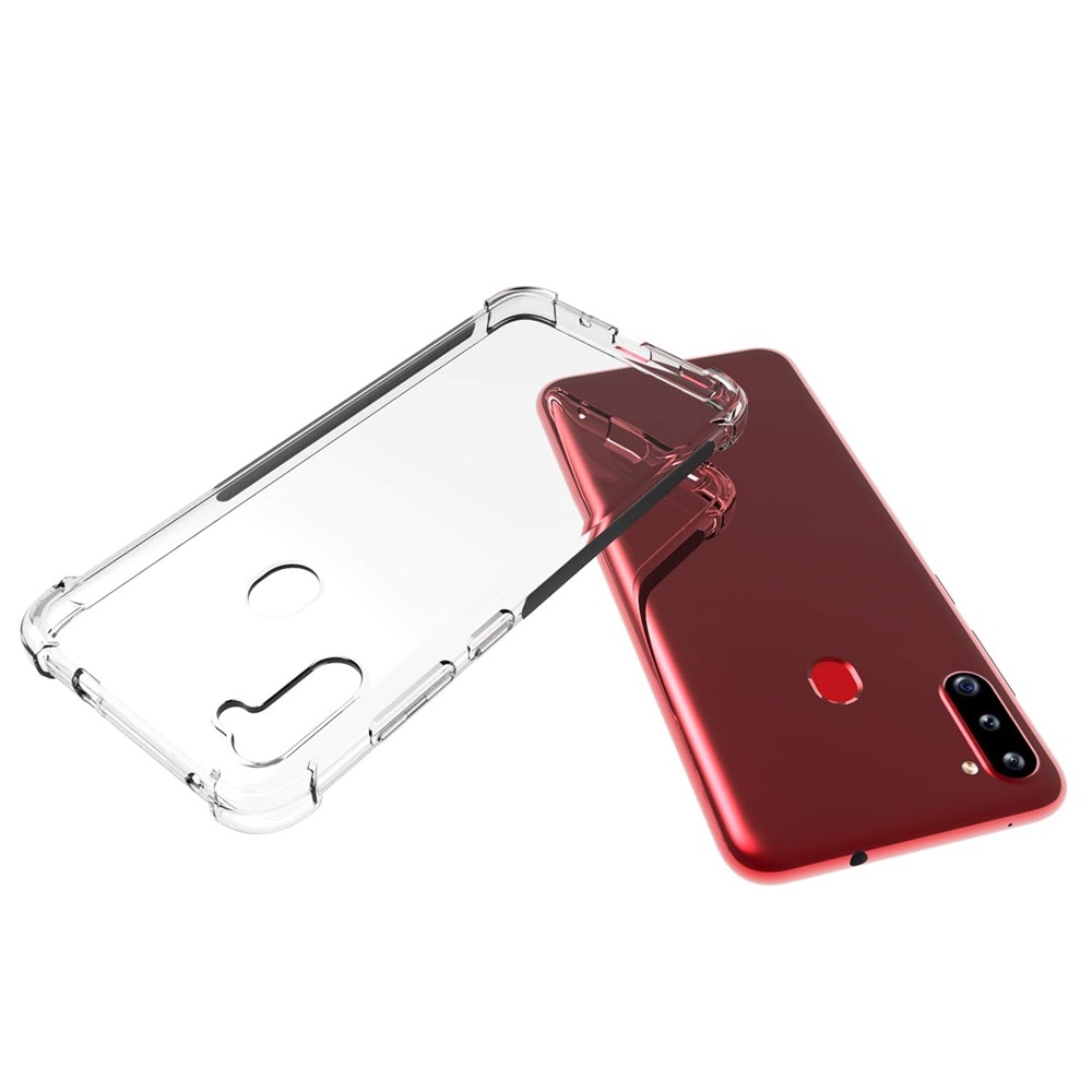 Helmet Case TPU Soft Samsung A11, Clear - Image 2