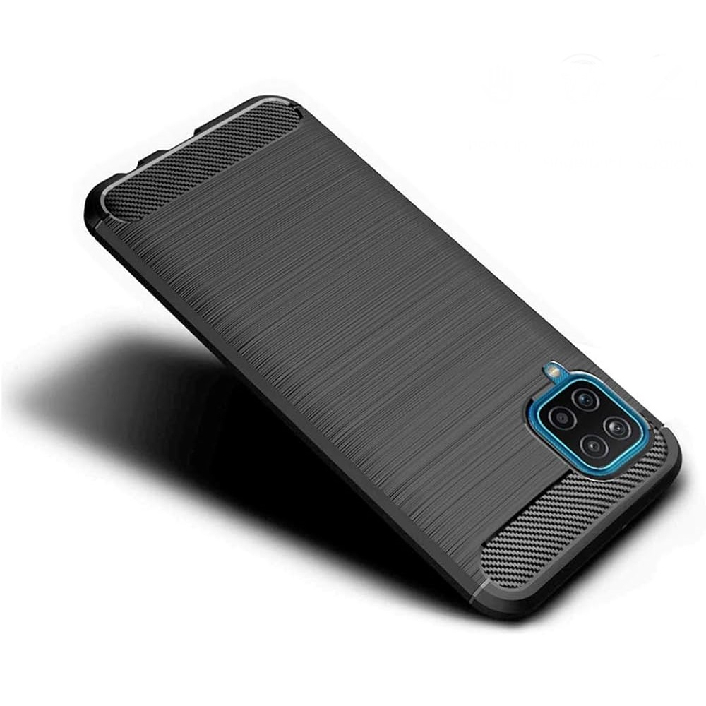 Helmet Case Carbon Samsung A12, Black - Image 2