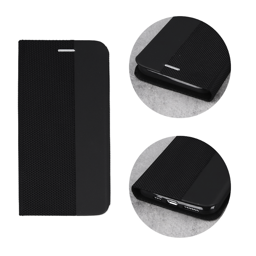 Helmet Case Shell Flip Nylon Huawei P40 Lite, Black - Image 3
