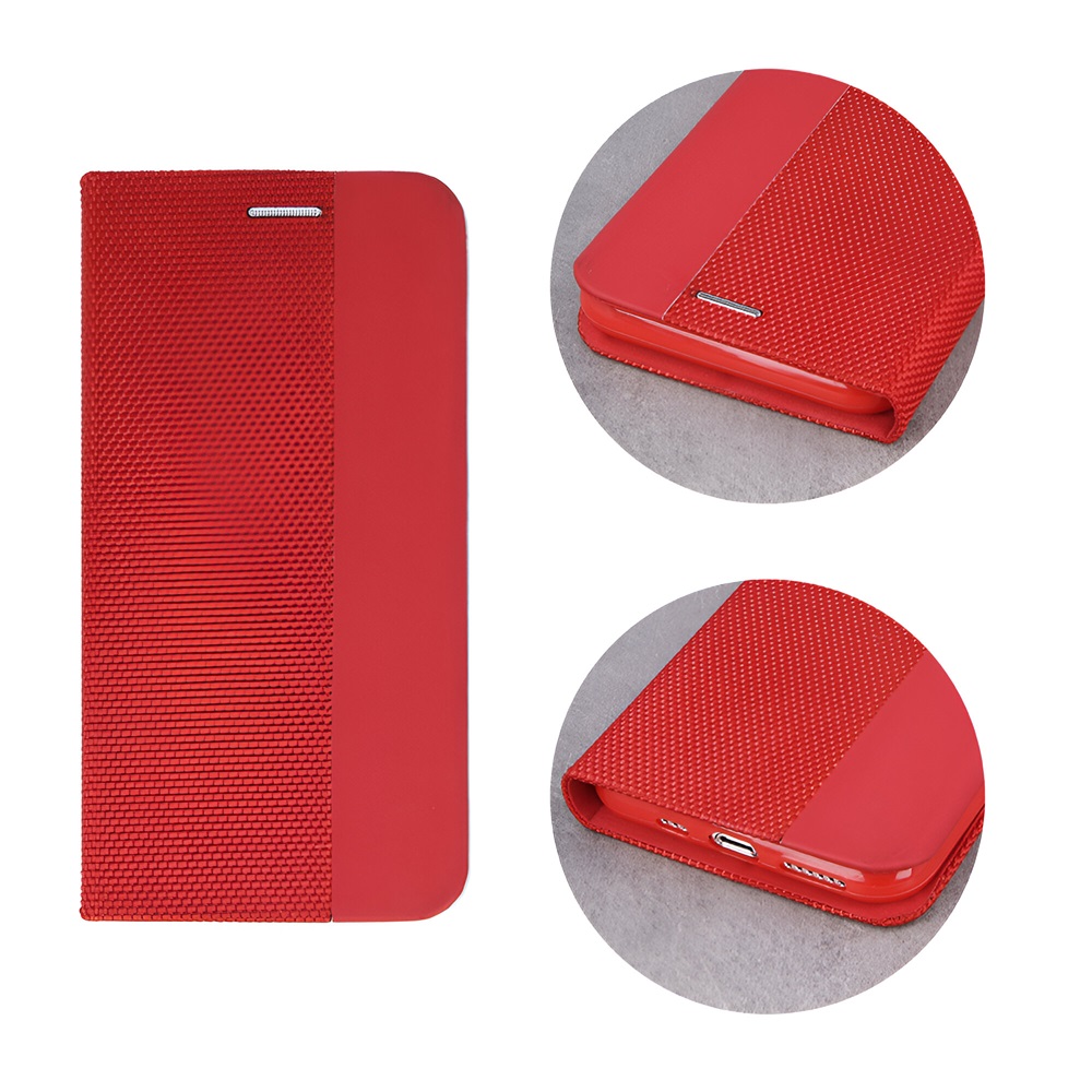 Helmet Case Shell Flip Samsung A02S, Red - Image 3