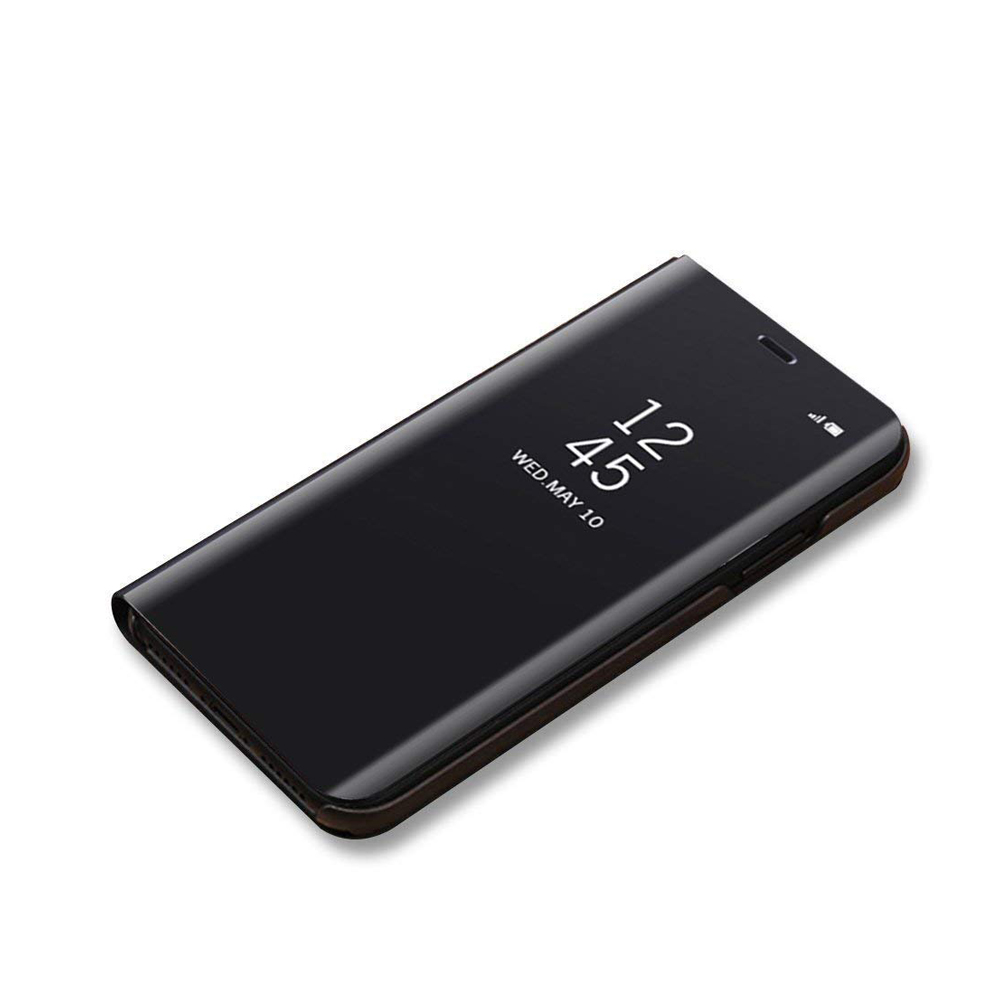 Helmet Case Mirror Flip Samsung A9(2018), Black - Image 2