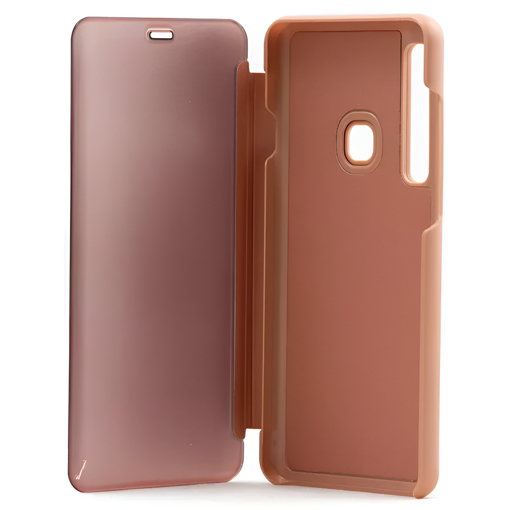 Helmet Case Mirror Flip Samsung A9(2018), Pink - Image 2