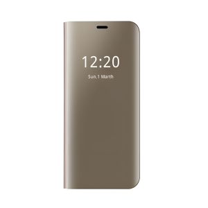 Helmet Case Mirror Flip Samsung J6 Plus, Gold
