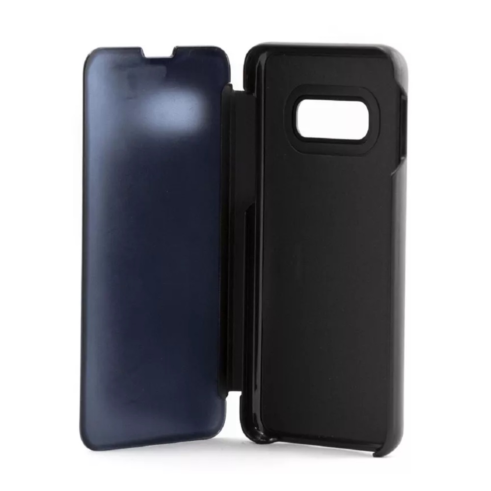 Helmet Case Mirror Flip Samsung S10E, Black