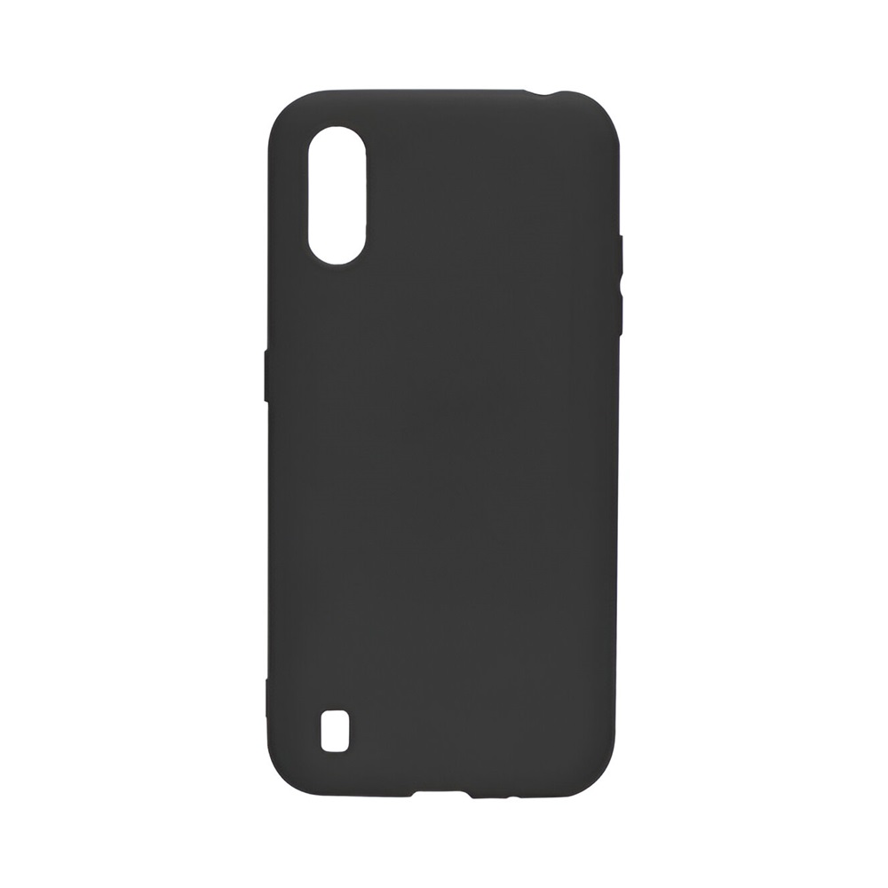 Helmet Case Liquid Silicone Samsung A01, Black - Image 3