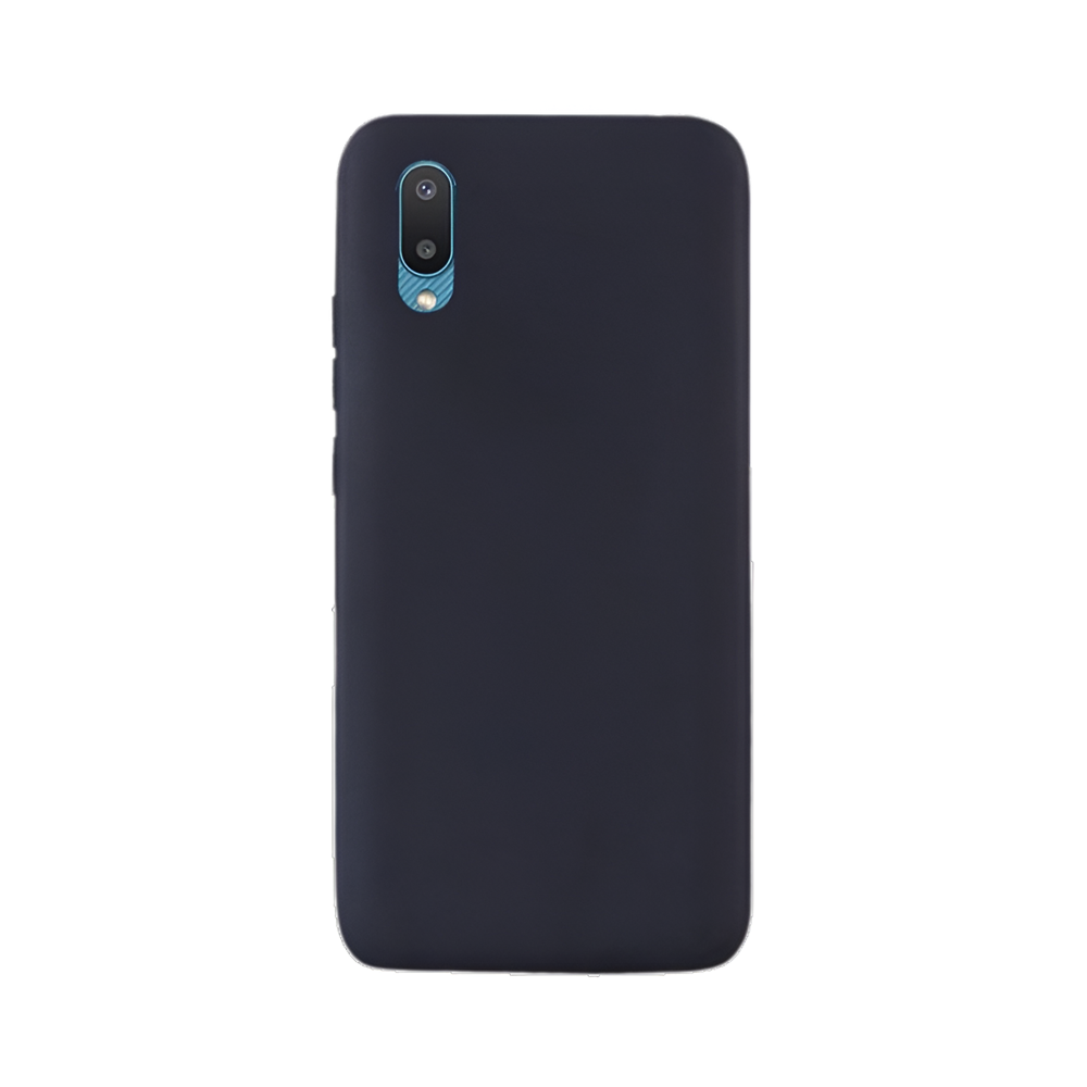 Helmet Case Liquid Silicone Samsung A02, Black - Image 2