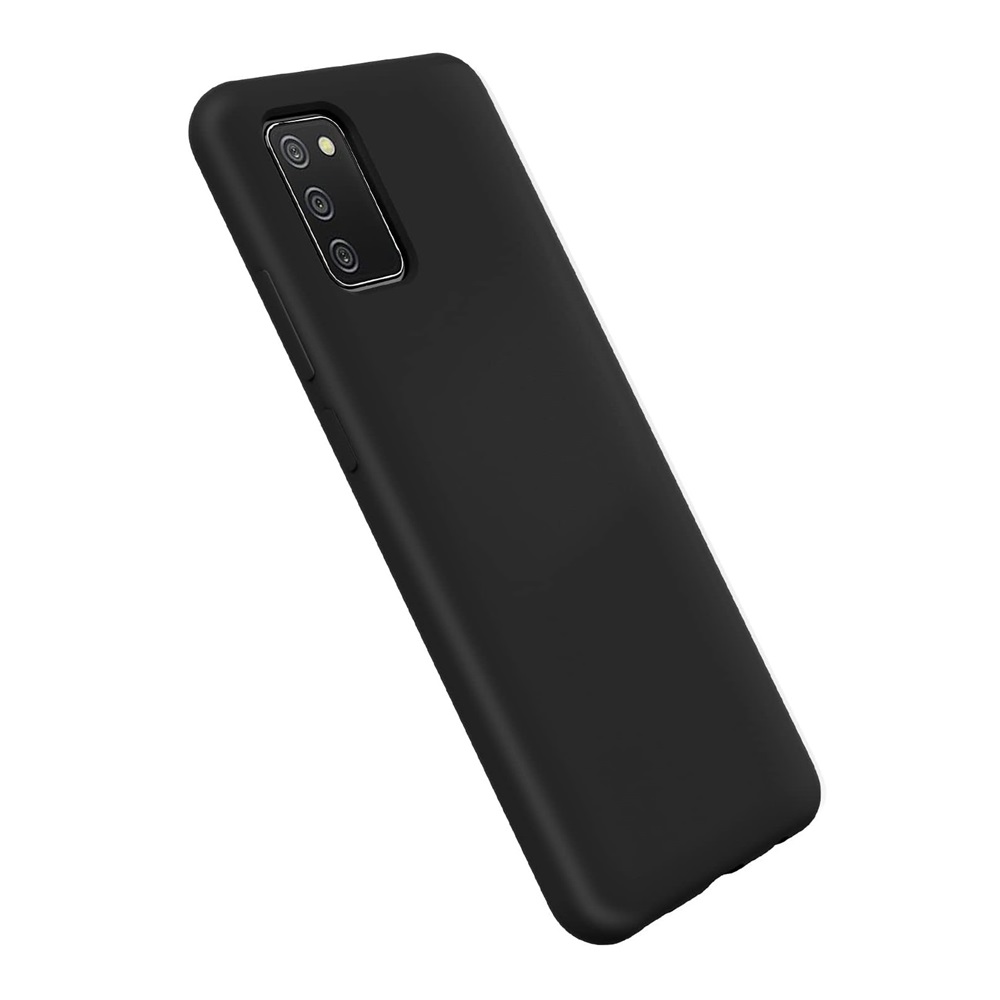 Helmet Case Liquid Silicone Samsung A02S, Black - Image 3