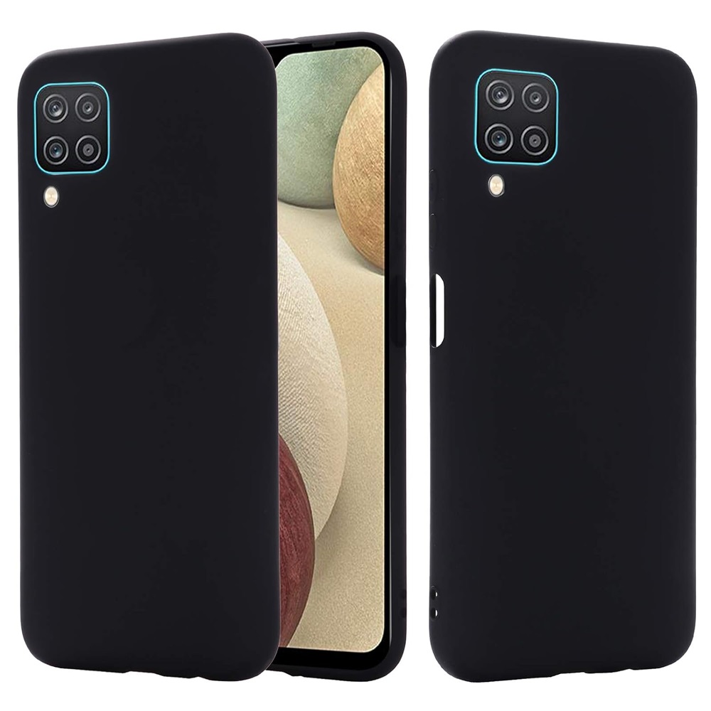 Helmet Case Liquid Silicone Samsung A12, Black - Image 2