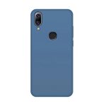 Helmet Case Liquid Silicone Samsung A20, Blue