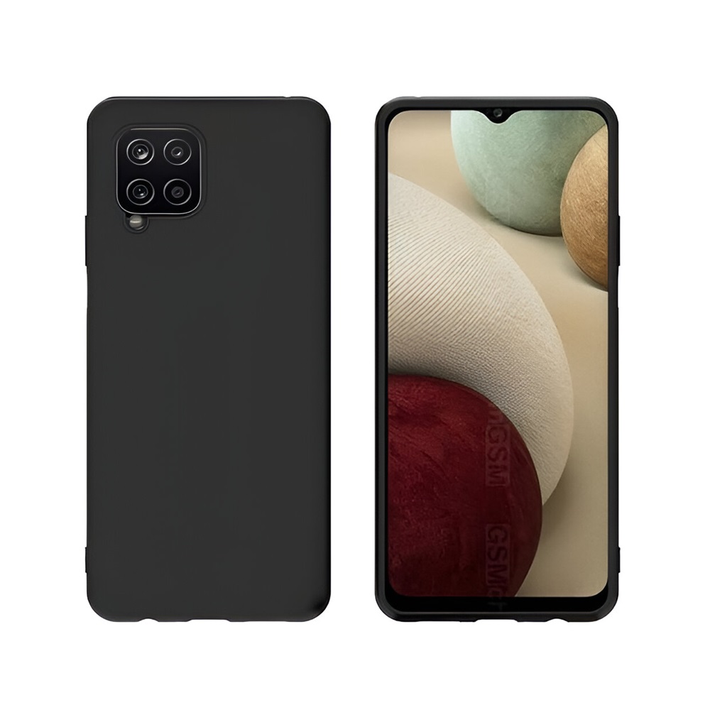 Helmet Case Liquid Silicone Samsung A22, Black - Image 2