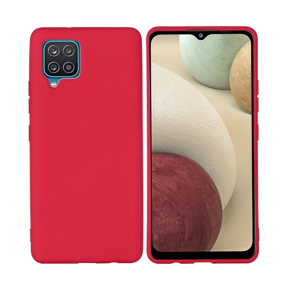 Helmet Case Liquid Silicone Samsung A22, Red - Image 2
