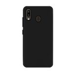 Helmet Case Liquid Silicone Samsung A30, Black