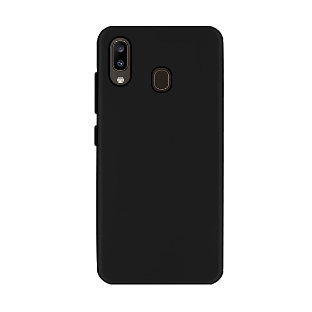 Helmet Case Liquid Silicone Samsung A30, Black