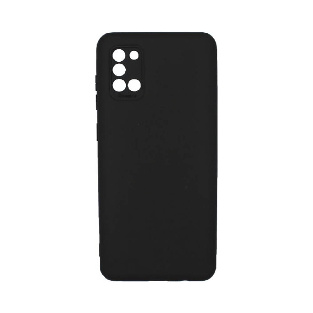 Helmet Case Liquid Silicone Samsung A31, Black